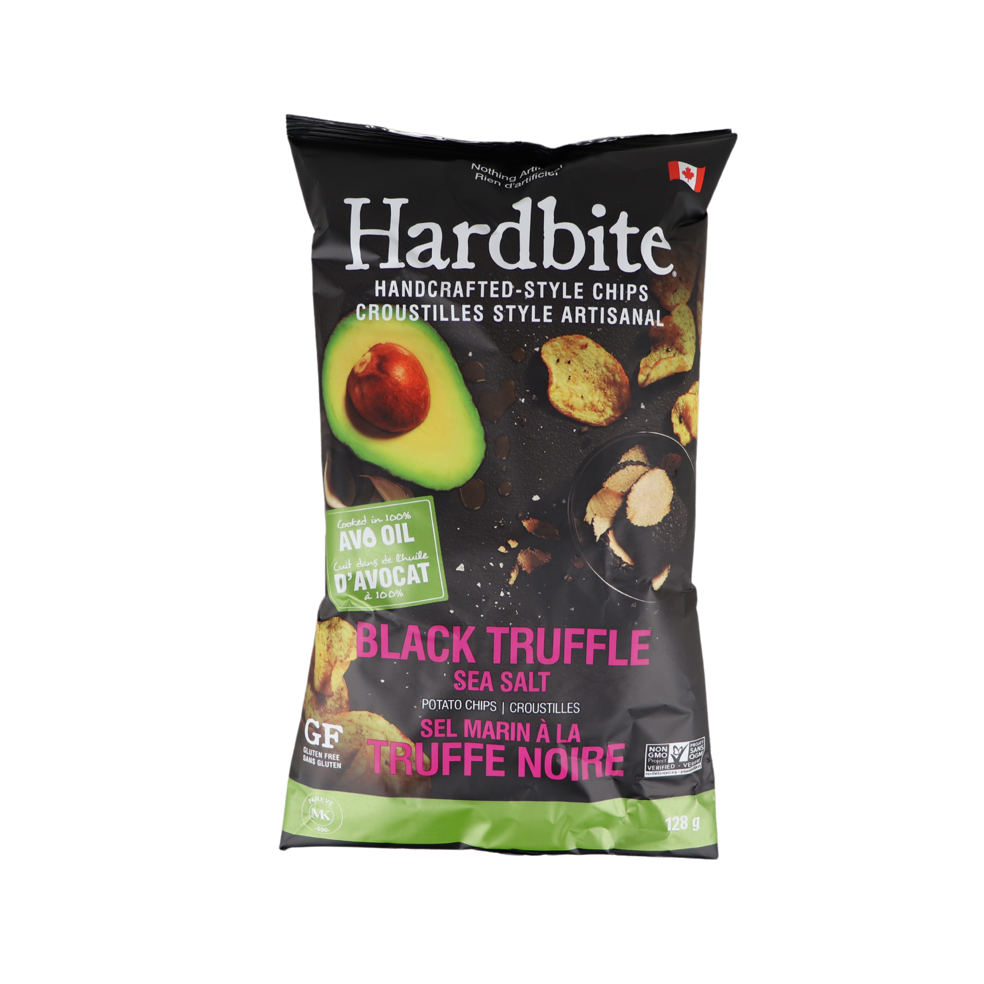 Hardbite Black Truffle Sea Salt Potato Chips 128g Hardbite Black Truffle Sea Salt Potato Chips 128g